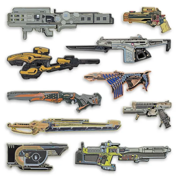 Armory Series 7 Exotic Weapon Collectible Pins (Blind Bags)